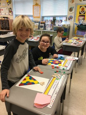 Ocean City Elementary Second-Graders Explore Geometric Shapes