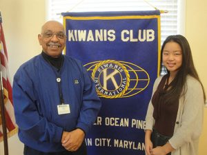 SD High School Key Club Reports To Kiwanis Club Of Greater Ocean Pines-Ocean City On Their Projects