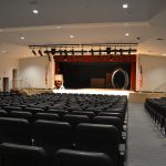 The school's new performing arts auditorium is pictured. Photo by Charlene Sharpe