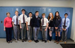 Eight Members Of Worcester Prep Middle School Math Counts Team Compete In Regional Competition