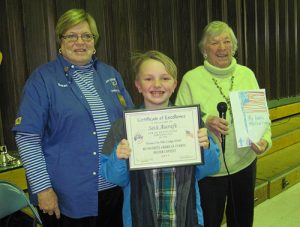 Ashcraft Wins Fourth Place In Maryland-Delaware-DC State Association Americanism Contest
