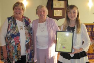 Sandt Wins First Place In Elks Americanism Poster Contest