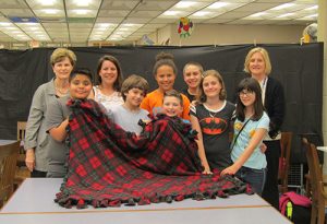 Berlin Intermediate School’s Kiwanis Builder’s Club Make Blankets To Donate To Diakonia