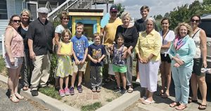 Area’s Newest “Little Free Library” Dedicated During “Free Family Art Day” Celebration