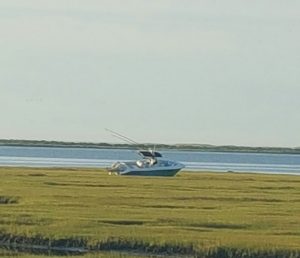 Vessel Runs Aground In Marsh, Leading To Search Effort