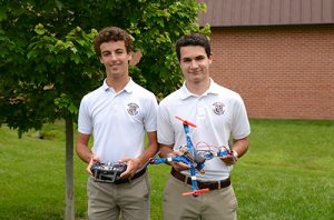 Worcester Prep STEM Program Members Build Programmable Drone
