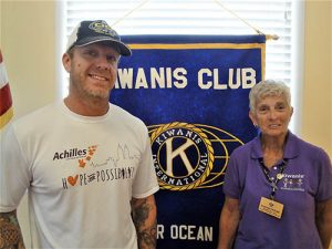 Kiwanis Club Of Greater Ocean City-Ocean Pines Makes Donation To Achilles Foundation Of Marland