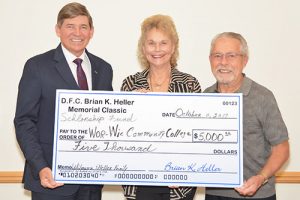 Wor-Wic Accepts $5,000 Donation In Memory Of Deputy 1st Class Brian K. Heller For Endowed Scholarship In His Name