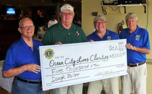 Gibbs Family, Owners Of Dough Roller Restaurants, Donates $5,000 To Ocean City Lions “Wounded Troops” Fund