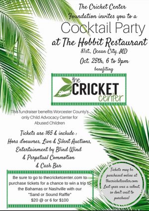 Major Event, Raffle Packages To Benefit Cricket Center