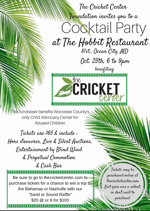 10/05/2017 | Major Event, Raffle Packages To Benefit Cricket Center ...