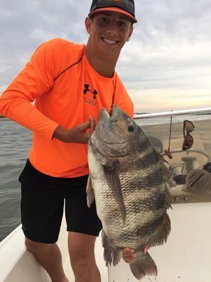 New State Record Sheepshead Caught Off Coast