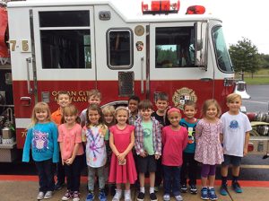 OC Elementary Students Learn Fire Safety From OC Fire Department