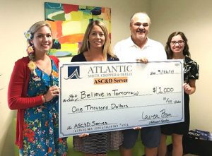 ASC&D Gives Donates To Believe In Tomorrow