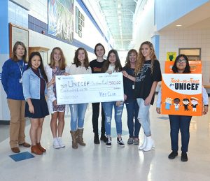 SD High School Key Club Donates $500 To UNICEF