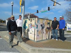 Local Artists Paint Downtown Ocean City Utility Boxes