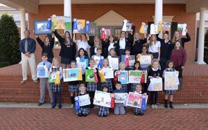 Worcester Prep Art Students Place In Every Category Of “2017 Eastern Shore Classic Dog Show Art Contest”