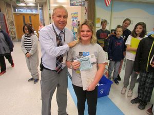 Berlin Intermediate School Recognizes Students Each Day For Respect, Responsibility And Being Ready To Learn