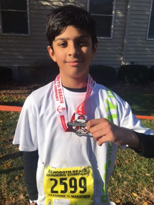 Decatur Middle Student Runs Half Marathon