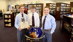 Myers Wins First Place At Annual Worcester Prep Geography Bee