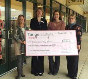Tanger Outlets Donates $3,580.35 To Women Supporting Women