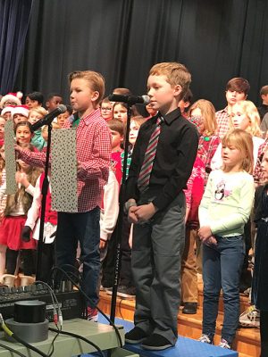 OC Elementary Third Graders Present Holiday Program
