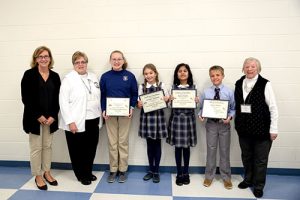 OC Elks Lodge Representatives Present Certificates To Worcester Prep Lower School Winners Of Americanism Essay Contest