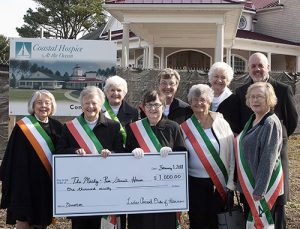 Ladies Ancient Order Of Hibernians Donates $1,000 To Macky & Pam Stansell House Of Coastal Hospice At The Ocean