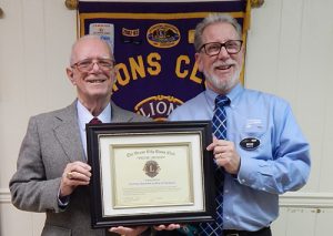 Ocean City Lions Club Presents Courtesy Chevrolet-Cadillac With “The Pride Award”