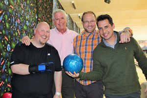 “Coldwell Banker Bowlers” Wins First Place In Coastal Association Of Realtors’ Bowling For Business Cards Event
