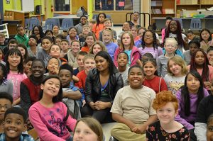 Bestselling Author Visits Middle School