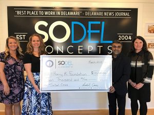 SoDel Cares Donates $10,000 To Harry K. Foundation