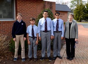 Four Members Of The Worcester Prep Middle School MathCounts Team Compete In Regional Competition