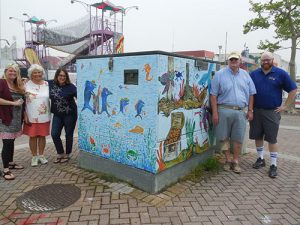 Art League Of Ocean City Completes Painting Latest Utility Box