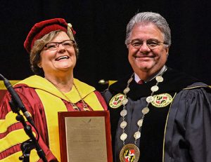 Salisbury University President Receives Spirit Of Salisbury University Award