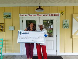 Bank Of Delmarva Donates $500 To Jusst Sooup Ministry