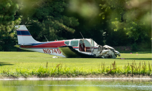 Golfer Rushed To Help Occupants Escape Burning Plane
