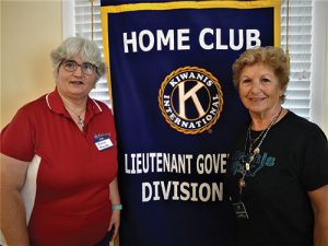 Incumbent Kiwanis Club District 5 Lt. Governor Carolyn Dryzga Welcomes 5 Lt. Governor-Elect Robin Marks