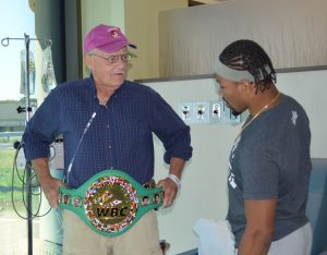 Boxing Champs Tour Cancer Care Center, Meet Patients