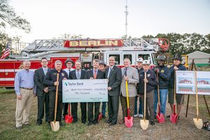 Taylor Bank Donates $50,000 To The Berlin Fire Company