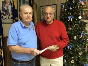 American Legion Donates $1,000 Check To Light Up OC Program