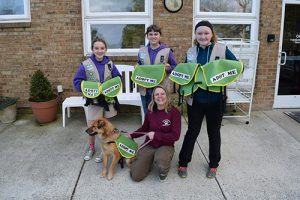 Girl Scout Cadettes Work On Silver Award With Worcester County Humane Society
