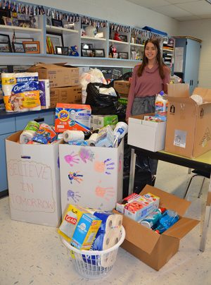 Believe In Tomorrow Receives Donations From SD High School Senior Connections And National Honor Society