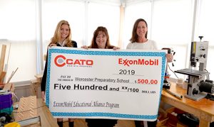 Cato Inc. Presents Worcester Prep Upper School With $500 ExxonMobil Educational Alliance Program Grant