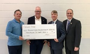 Carousel Group Presents $12,500 Check To Worcester County Education Foundation