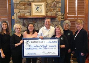 OC Marlin Club Crew Donates $1,000 To Worcester County Recreation And Parks Department
