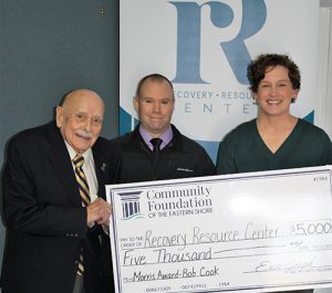 Recovery Resource Center Receives $5,000 Gift From Col. Bob Cook