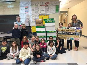 Ocean City Elementary Second Grade Class Collect Over 600 Canned Goods