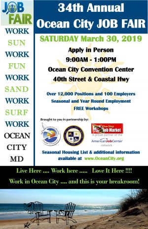 Ocean City Job Fair Set For Saturday