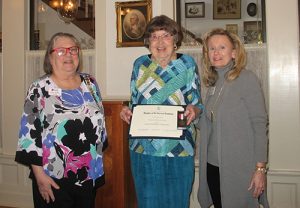 General Levin Winder Chapter Of The Daughters Of The American Revolution Honor Jeanne Donaldson Townsend